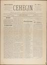 [Ejemplar] Cehegin (Cehegín). 29/10/1911.