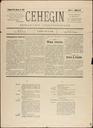 [Issue] Cehegin (Cehegín). 25/3/1912.