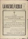 [Ejemplar] Voz del Pueblo, La (Cehegín). 8/11/1914.