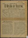 [Ejemplar] Heraldo de Mazarrón, El (Mazarrón). 25/1/1915.