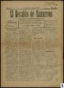 [Ejemplar] Heraldo de Mazarrón, El (Mazarrón). 12/6/1915.