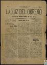 [Ejemplar] Luz del Obrero, La (Cieza). 11/2/1906.