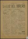 [Ejemplar] Luz del Obrero, La (Cieza). 15/4/1905.
