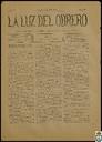 [Issue] Luz del Obrero, La (Cieza). 29/4/1905.