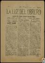 [Ejemplar] Luz del Obrero, La (Cieza). 10/6/1905.