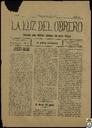 [Ejemplar] Luz del Obrero, La (Cieza). 15/7/1905.