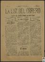 [Ejemplar] Luz del Obrero, La (Cieza). 29/7/1905.