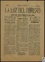 [Ejemplar] Luz del Obrero, La (Cieza). 12/8/1905.