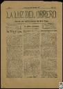 [Issue] Luz del Obrero, La (Cieza). 30/9/1905.