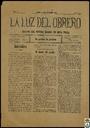 [Ejemplar] Luz del Obrero, La (Cieza). 21/10/1905.