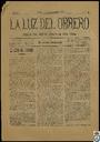 [Issue] Luz del Obrero, La (Cieza). 11/11/1905.