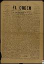[Ejemplar] Orden, El (Cieza). 25/6/1893.