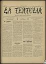 [Ejemplar] Tertulia, La (Cieza). 27/8/1906.