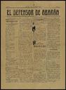 [Issue] Defensor de Abarán, El (Abarán). 2/2/1913.