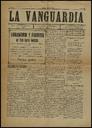 [Ejemplar] Vanguardia Cieza, La (Cieza). 1/2/1920.