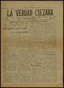 [Ejemplar] Verdad Ciezana, La (Cieza). 3/11/1915.