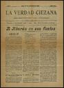 [Ejemplar] Verdad Ciezana, La (Cieza). 27/9/1918.