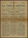 [Ejemplar] Verdad Ciezana, La (Cieza). 6/10/1918.