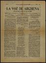 [Ejemplar] Voz de Archena, La (Archena). 25/6/1922.