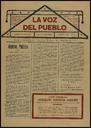 [Ejemplar] Voz del Pueblo, La (Abarán). 17/3/1929.
