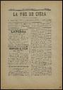 [Issue] Voz de Cieza, La (Cieza). 3/10/1897.