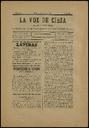 [Ejemplar] Voz de Cieza, La (Cieza). 17/10/1897.