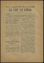 [Ejemplar] Voz de Cieza, La (Cieza). 24/6/1900.