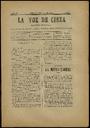 [Issue] Voz de Cieza, La (Cieza). 21/10/1900.