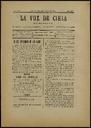 [Ejemplar] Voz de Cieza, La (Cieza). 5/2/1905.