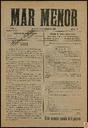 [Ejemplar] Mar Menor (San Javier). 23/10/1927.