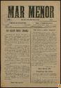 [Issue] Mar Menor (San Javier). 20/11/1927.