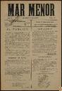 [Issue] Mar Menor (San Javier). 15/1/1928.