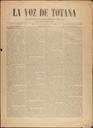 [Ejemplar] Voz de Totana, La (Totana). 23/6/1888.