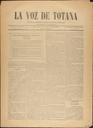 [Issue] Voz de Totana, La (Totana). 23/8/1888.