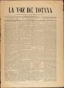 [Issue] Voz de Totana, La (Totana). 25/4/1889.