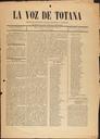 [Issue] Voz de Totana, La (Totana). 9/6/1889.