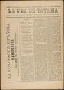 [Issue] Voz de Totana, La (Totana). 6/2/1890.