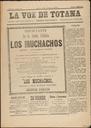 [Ejemplar] Voz de Totana, La (Totana). 13/2/1890.
