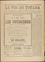 [Ejemplar] Voz de Totana, La (Totana). 16/2/1890.