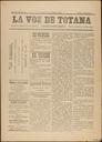 [Ejemplar] Voz de Totana, La (Totana). 10/4/1890.