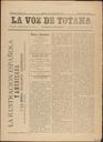 [Issue] Voz de Totana, La (Totana). 17/4/1890.