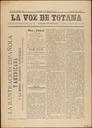 [Issue] Voz de Totana, La (Totana). 11/5/1890.