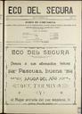 [Ejemplar] Eco del Segura (Cieza). 25/12/1909.